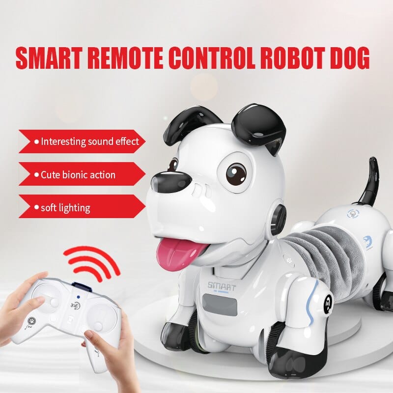 Cadeau showroom Robot chien cascadeur électronique