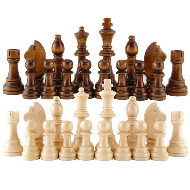Showroom-Cadeau 3.5 inch Pièces d'échecs en bois supérieur
