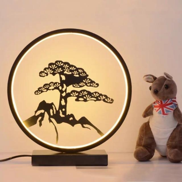 Showroom-Cadeau C / Avec télécommande / EU Lampe de table décorative