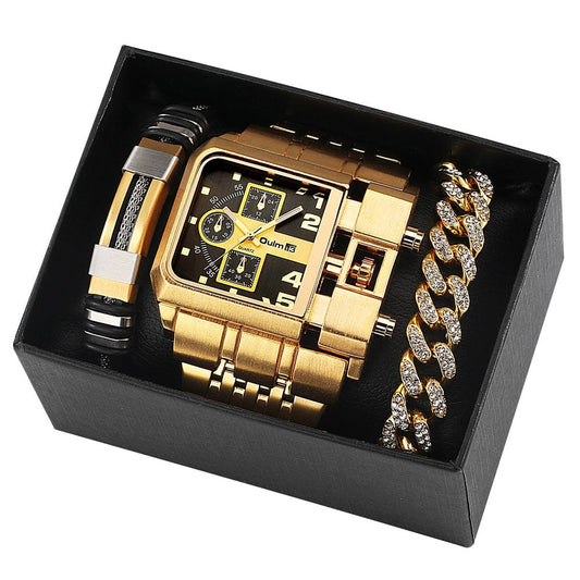 Showroom-Cadeau Coffret 4 Montre de luxe et son Bracelet Original