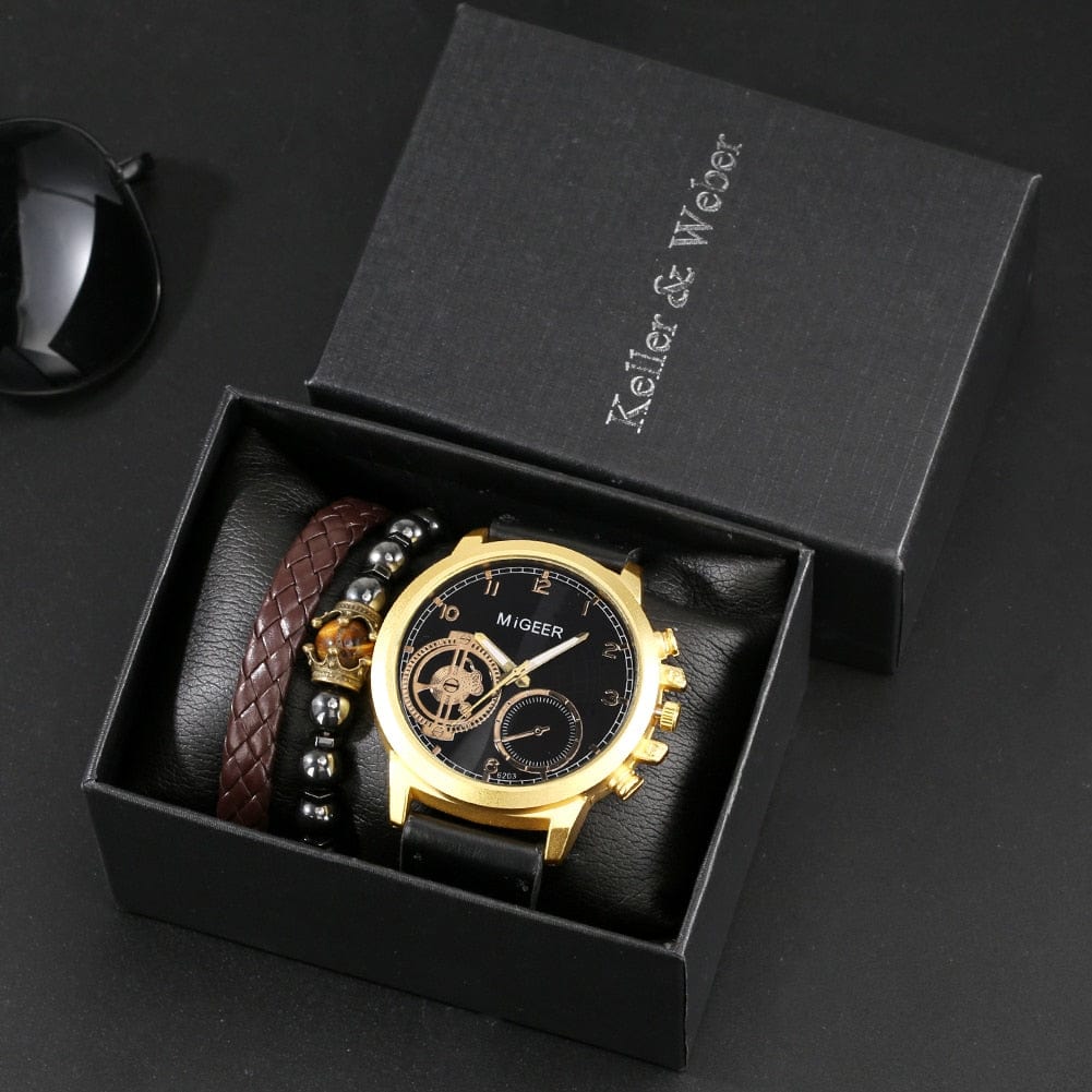 Showroom-Cadeau Coffret cadeau homme bracelets montre