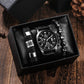 Showroom-Cadeau Coffret cadeau montre-Bracelet en cuir pour homme