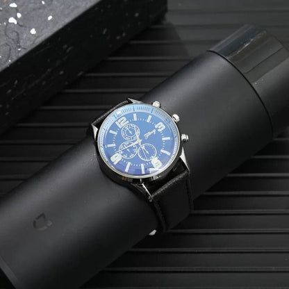 Showroom-Cadeau Coffret cadeau montre et portefeuille marron
