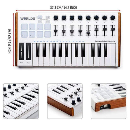 Showroom-Cadeau Contrôleur MIDI Piano à clavier Contrôleur MIDI