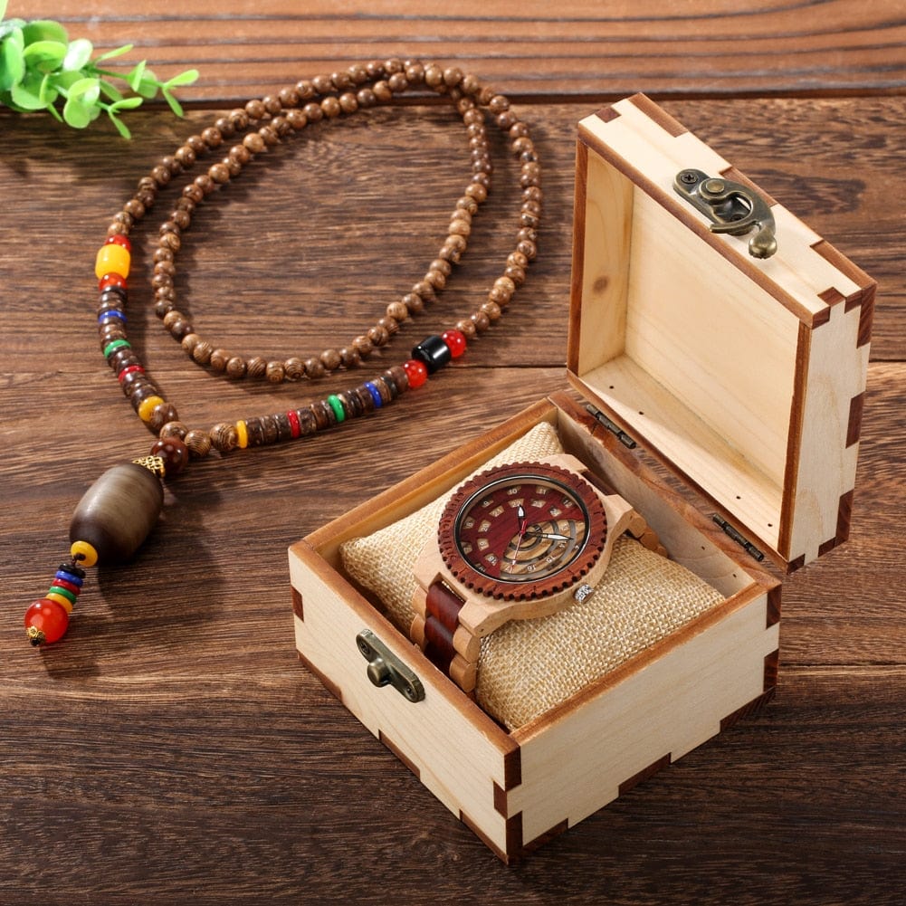 Showroom-Cadeau gift for men-337 Coffret cadeau montre colliers perlés