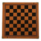 Showroom-Cadeau Jeu d'échecs Orange Tapis d'échecs en cuir 8 couleurs, Design gaufré