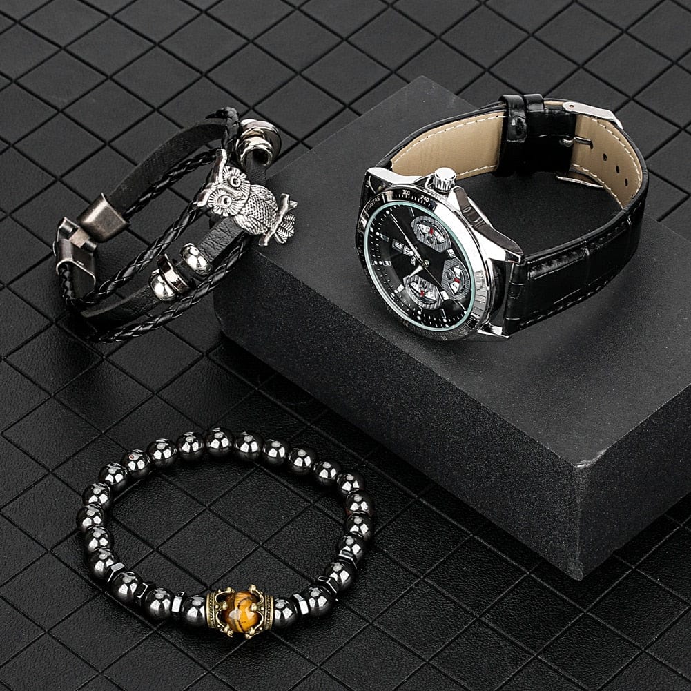 Showroom-Cadeau Montre de luxe à Quartz Bracelet hibou