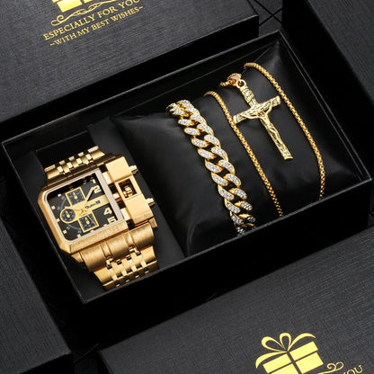 Showroom-Cadeau Montre de luxe Bracelet et collier