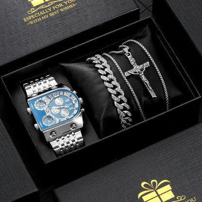 Showroom-Cadeau Montre de luxe Bracelet et collier
