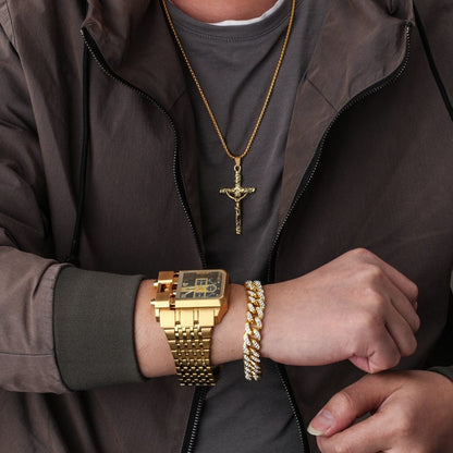 Showroom-Cadeau Montre de luxe Bracelet et collier