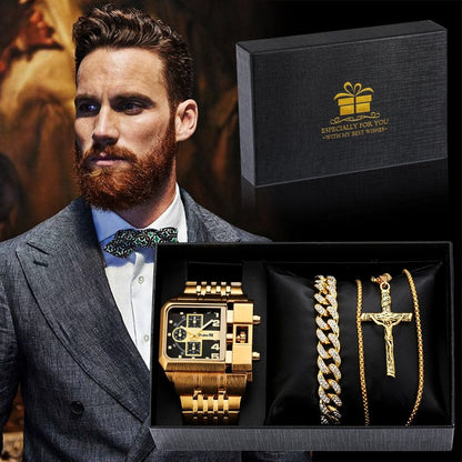 Showroom-Cadeau Montre de luxe Bracelet et collier