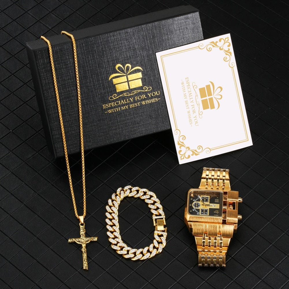 Showroom-Cadeau Montre de luxe Bracelet et collier