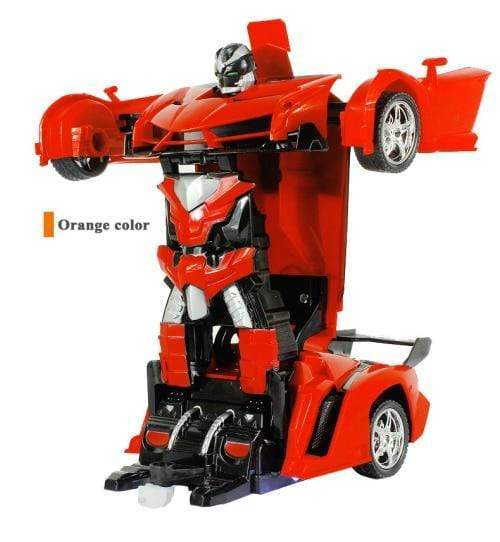 Showroom-Cadeau Orange Transformateur Rc 2 en 1 RC voiture
