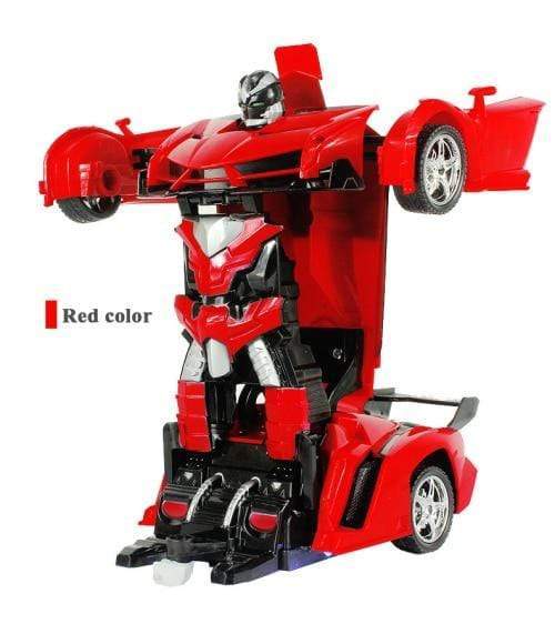 Showroom-Cadeau Rouge Transformateur Rc 2 en 1 RC voiture