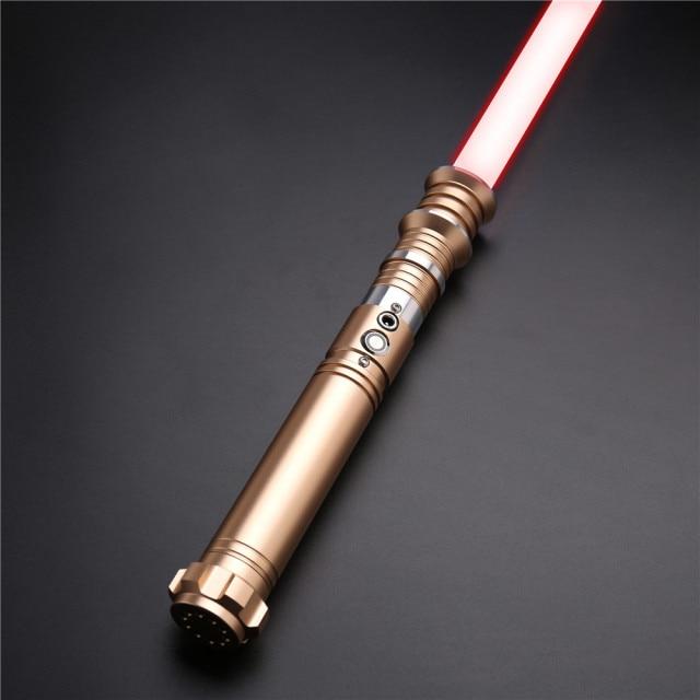 Showroom-Cadeau TSK-E11 or Sabre laser avec son lumineux, épée en métal sabre léger