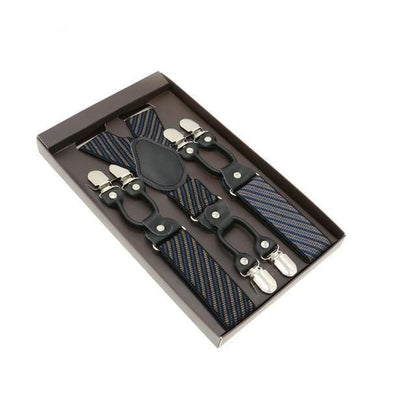 showroomcadeau Bretelles en cuir Bretelles en cuir véritable homme