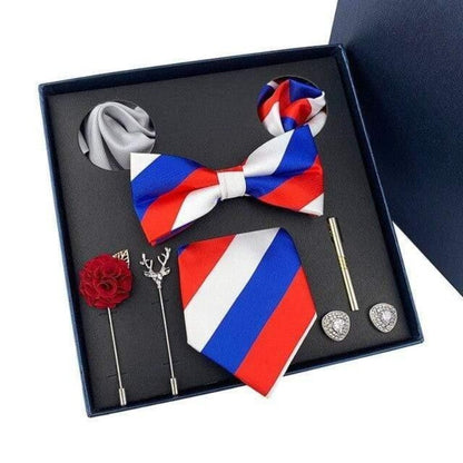 showroomcadeau coffret cravate Blanc Ensembles de cravates pour hommes