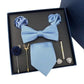 showroomcadeau coffret cravate Bleu/ciel Ensembles de cravates pour hommes