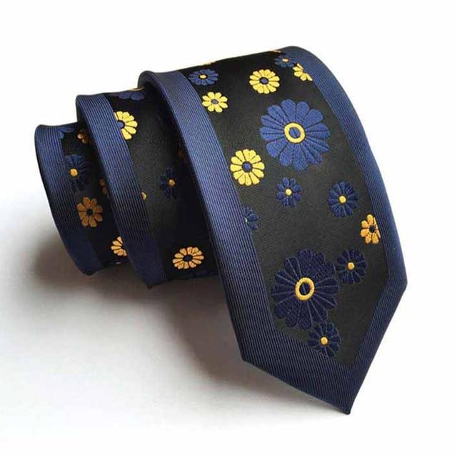 showroomcadeau coffret cravate Jaune Cravate en soie stylé pour homme et femme