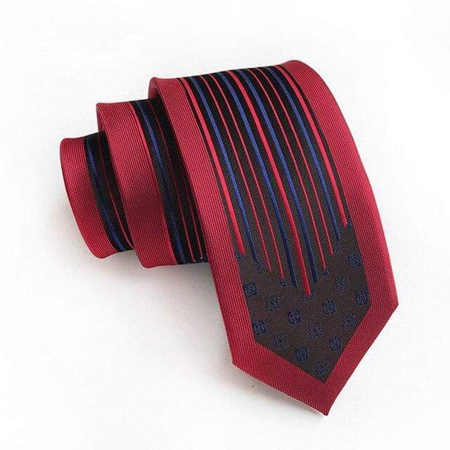 showroomcadeau coffret cravate Rouge Cravate en soie stylé pour homme et femme