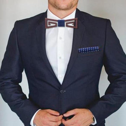 showroomcadeau Cravate homme Nœud papillon hommes en bois tendance,Cravate homme