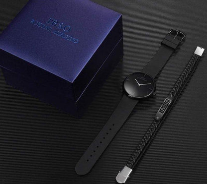 showroomcadeau Ensemble Bijoux Montre et bracelet avec boîte