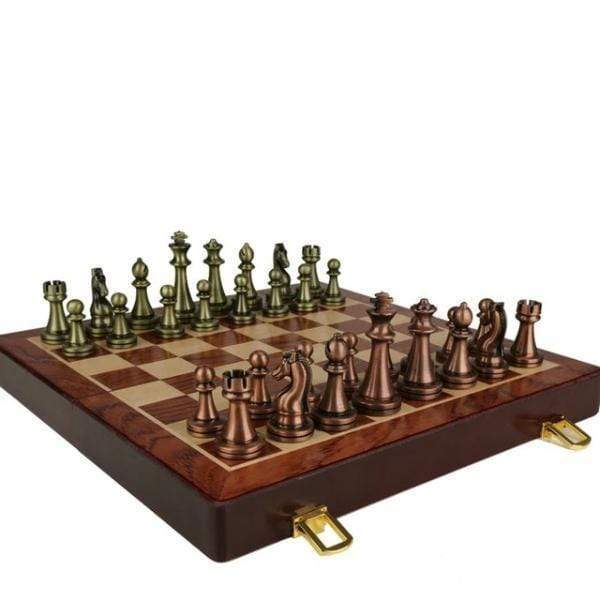 showroomcadeau Jeu d'échecs Jeu d'échecs haut de gamme en Bronze