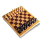 showroomcadeau Jeu d'échecs Marron Jaune 35.7cm Jeu d'échecs en plastique magnétique